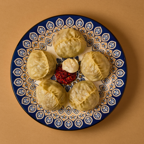 Манты с тыквой