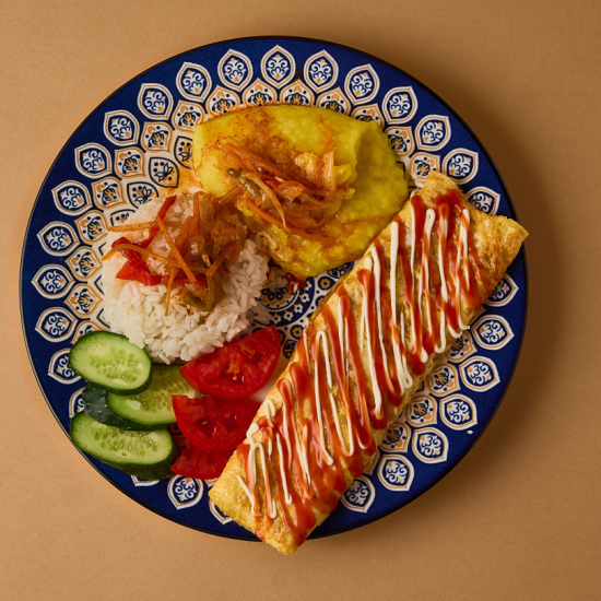 Бризоль с гарниром