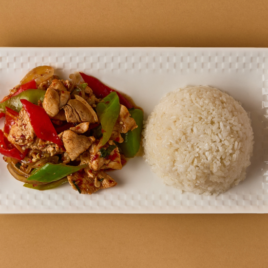 Лазджи с гарниром