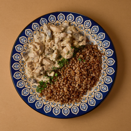 Курица с грибами