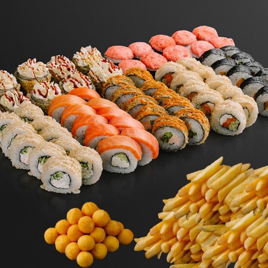 Сет Бронза (70 штук + 3 закуски)