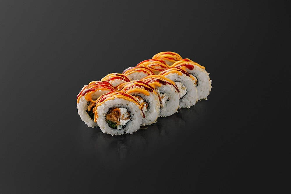 Лосось кранч микс терияки-спайси