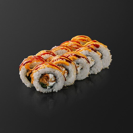 Лосось кранч микс терияки-спайси