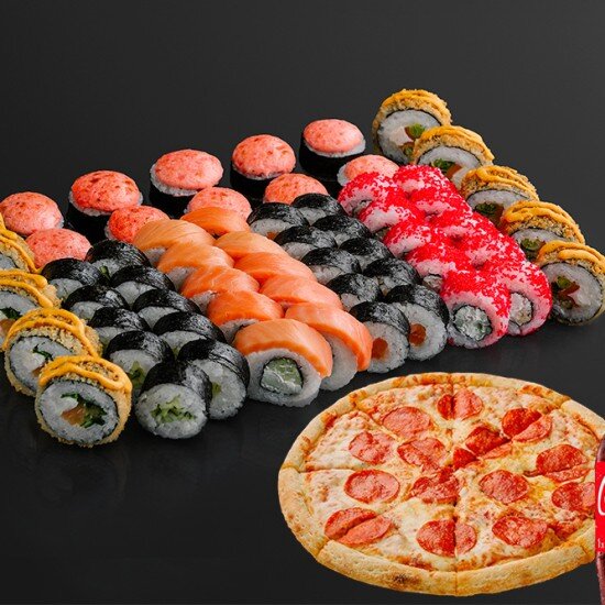 Сет Выгодный (60 шт. + пицца + кола)