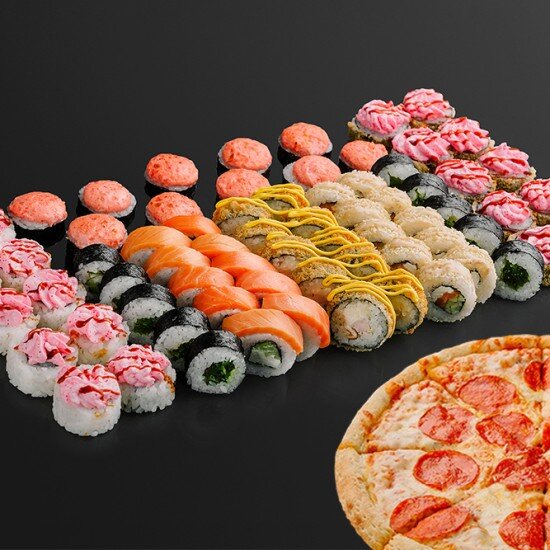 Сет Павлодар (70 шт. + пицца)