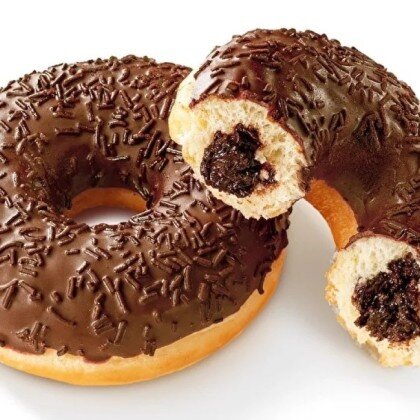 Донат тройной шоколад