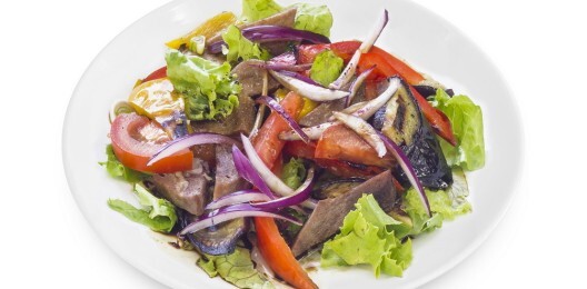 Салат "Жаровня" с языком