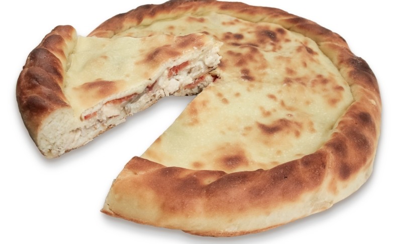 Пирог с курицей и грибами