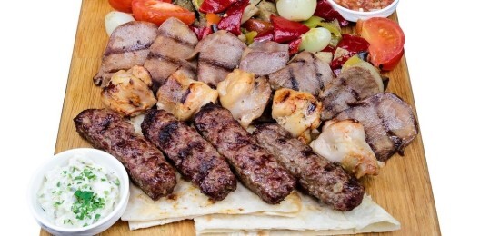 Гриль-ассорти с овощами