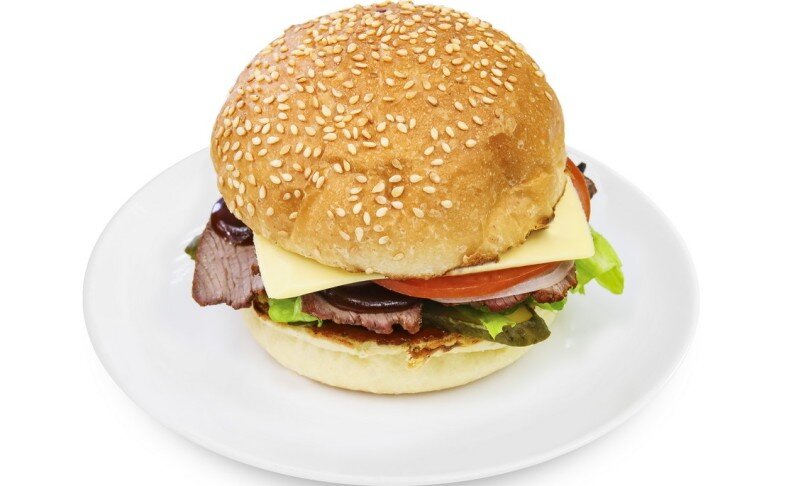 Бургер гриль с говядиной