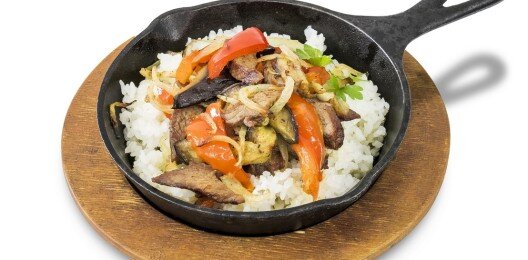 Говядина "Жаровня" с рисом