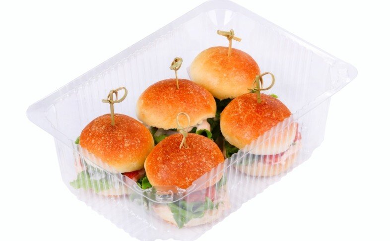 Мини-бургеры с форелью (5 шт)