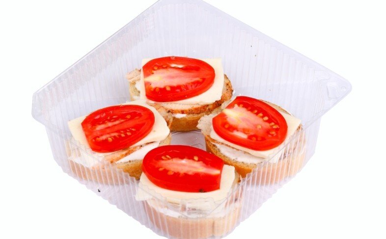 Брускетты с курицей (4 шт)