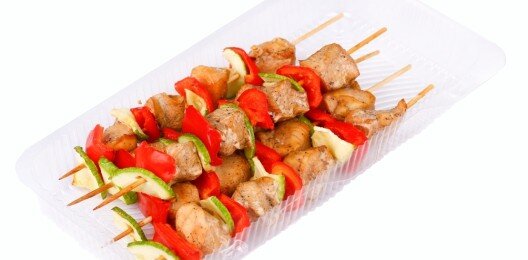 Мини-шашлычки из курицы и овощей (5 шт)