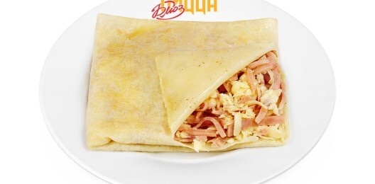 Блин "Гурьевский" с ветчиной и сыром