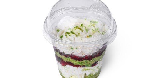 Десерт "Фисташка-малина"