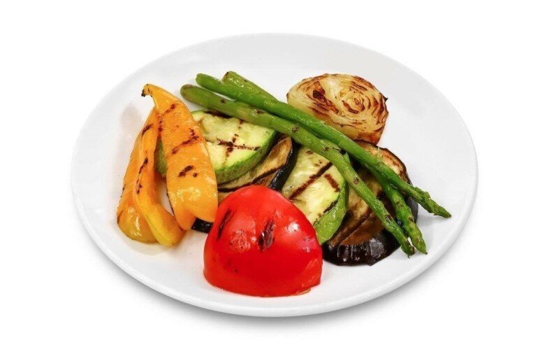 Овощи на решетке