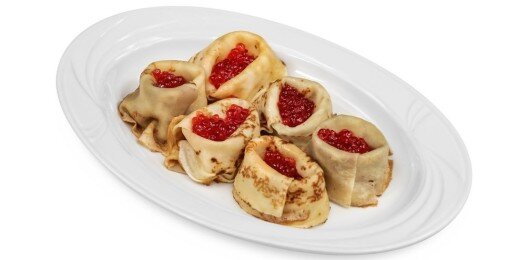 Блинчики с икрой