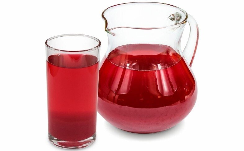 Морс клюквенный 1 стакан