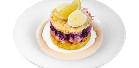 Салат "Семга под шубой"