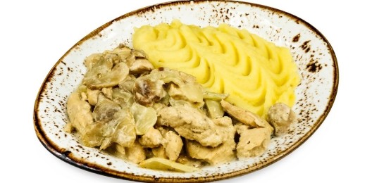 Курица с грибами