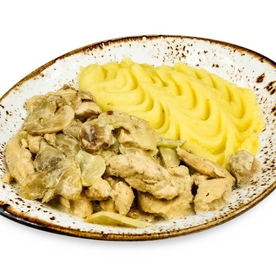 Курица с грибами