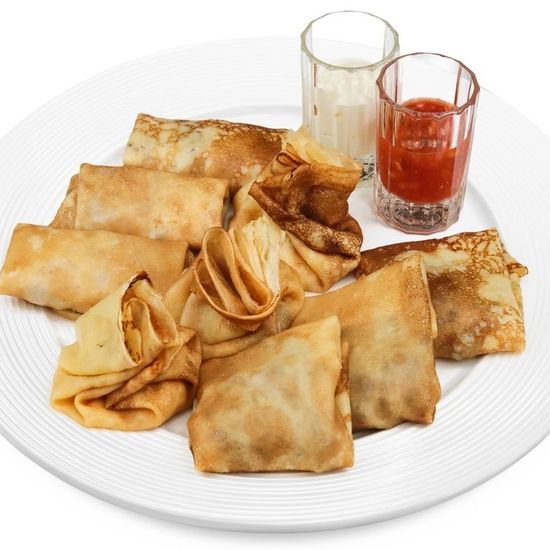 Блинная тарелка мясная