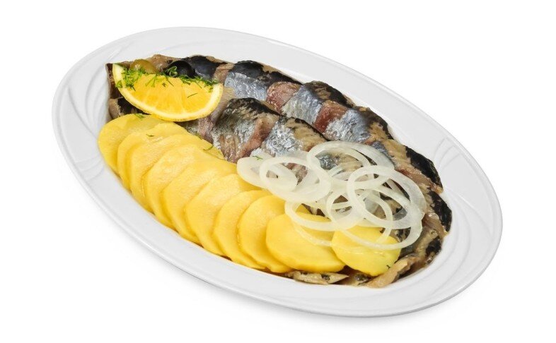 Закуска "Сельдь по-русски"