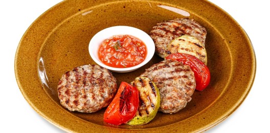 Биточки из баранины и курицы