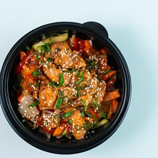 Вок с курицей (лапша)