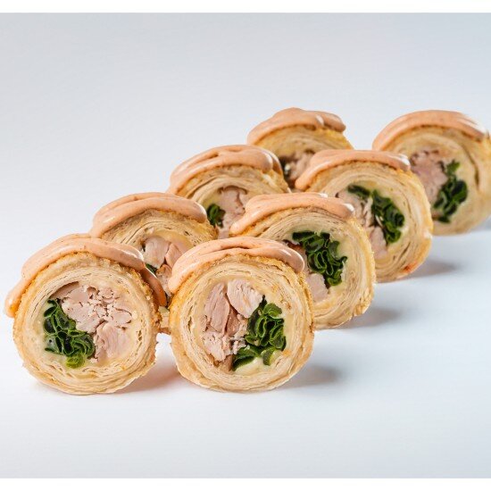 Жареный с курицей и тортильей