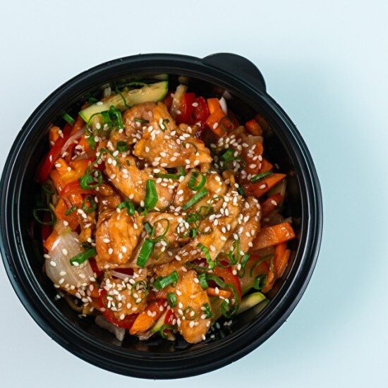 Вок с курицей (лапша)