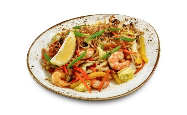 Удон с морепродуктами