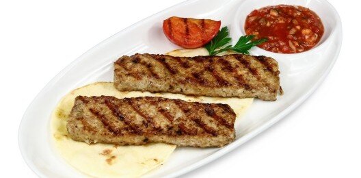 Кебаб из курицы и утки