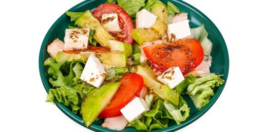 Салат с курицей гриль