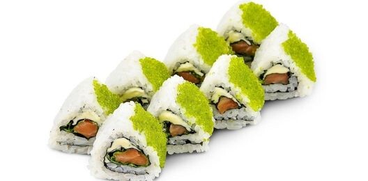 Роллы "Тобико Грин"