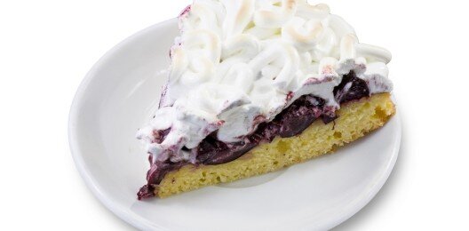 Пирог сладкий с черникой (порция)