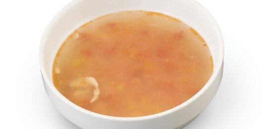 Уха с семгой