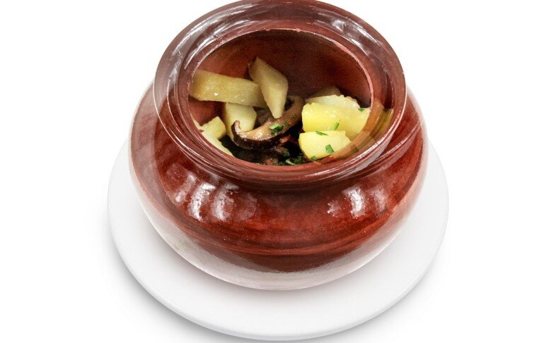 Говядина по-царски (в горшочках)