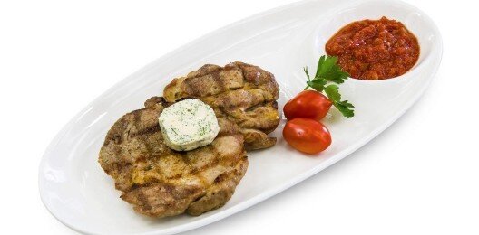 Стейк из свинины "Саксония"