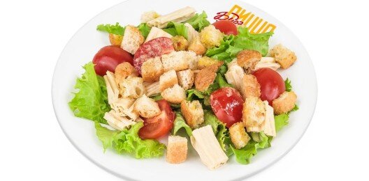 Салат "Цезарь постный"