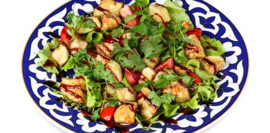 Салат по-грузински с баклажанами