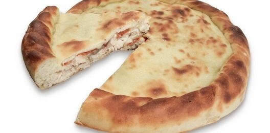 Пирог с курицей и грибами