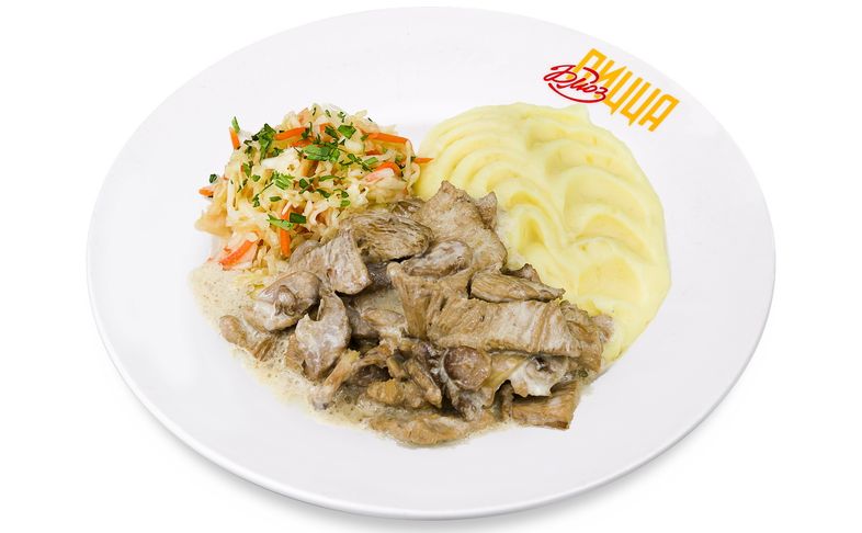 Индейка с шампиньонами