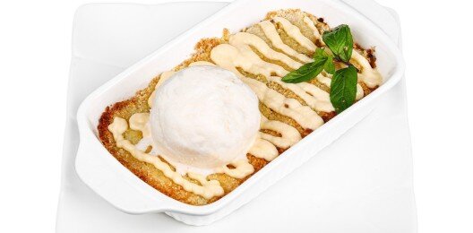 Десерт "Яблочный крамбл"