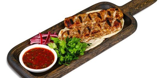 Кебаб из говядины и индейки