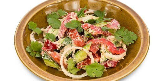 Овощи в ореховом соусе