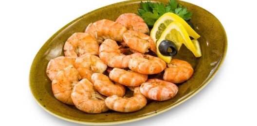 Креветки отварные