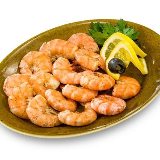 Креветки отварные