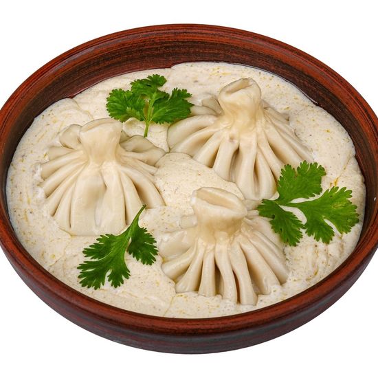 Хинкали из говядины и курицы (3 шт)